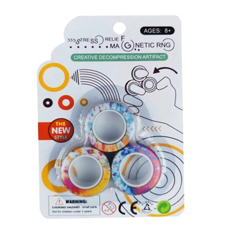 AntiStress Fidget Rings For Kids