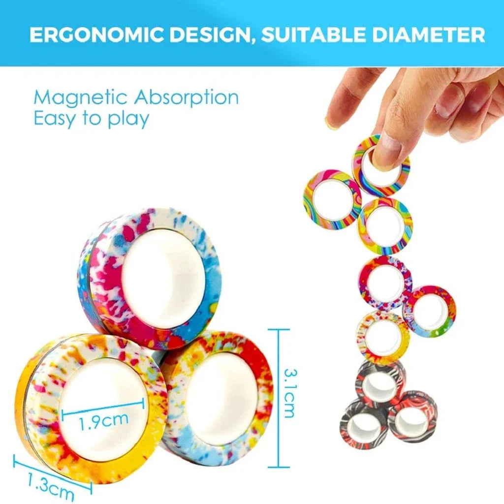 AntiStress Fidget Rings For Kids
