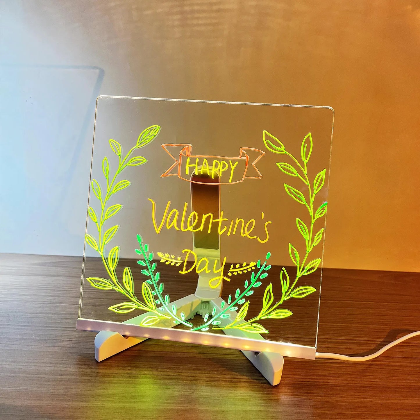 Glowing LED Drawing Board