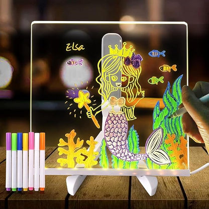 Glowing LED Drawing Board