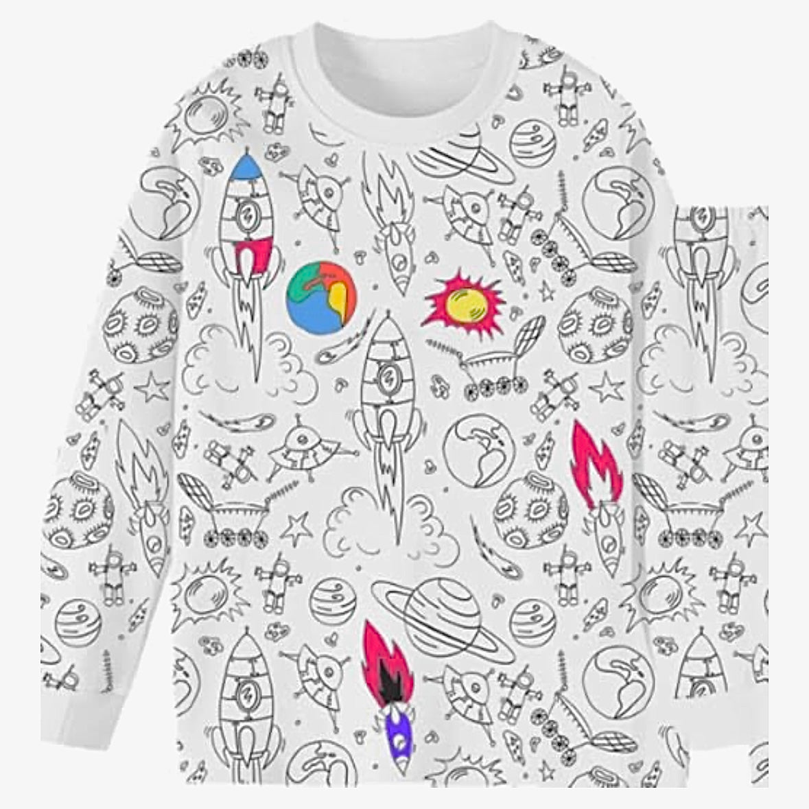 Kidzvault™ Color-In Pajamas