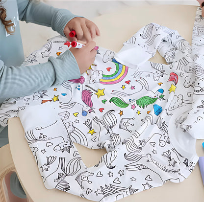 Kidzvault™ Color-In Pajamas