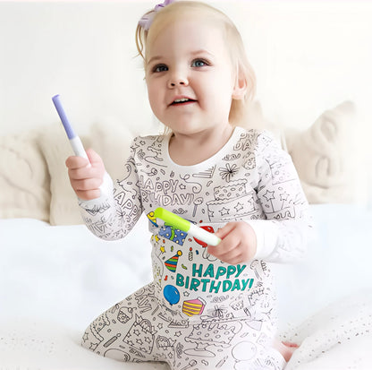Kidzvault™ Color-In Pajamas