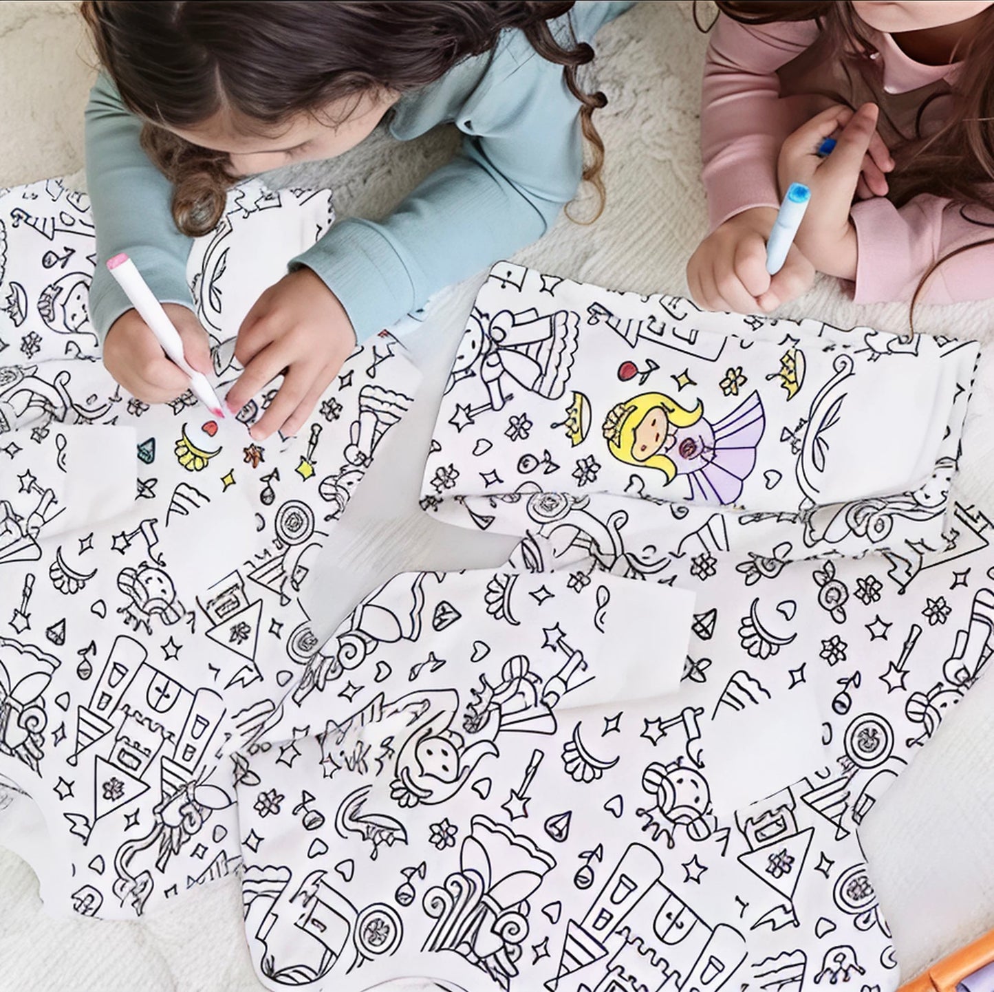 Kidzvault™ Color-In Pajamas