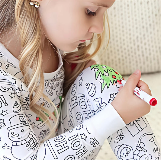 Kidzvault™ Color-In Pajamas