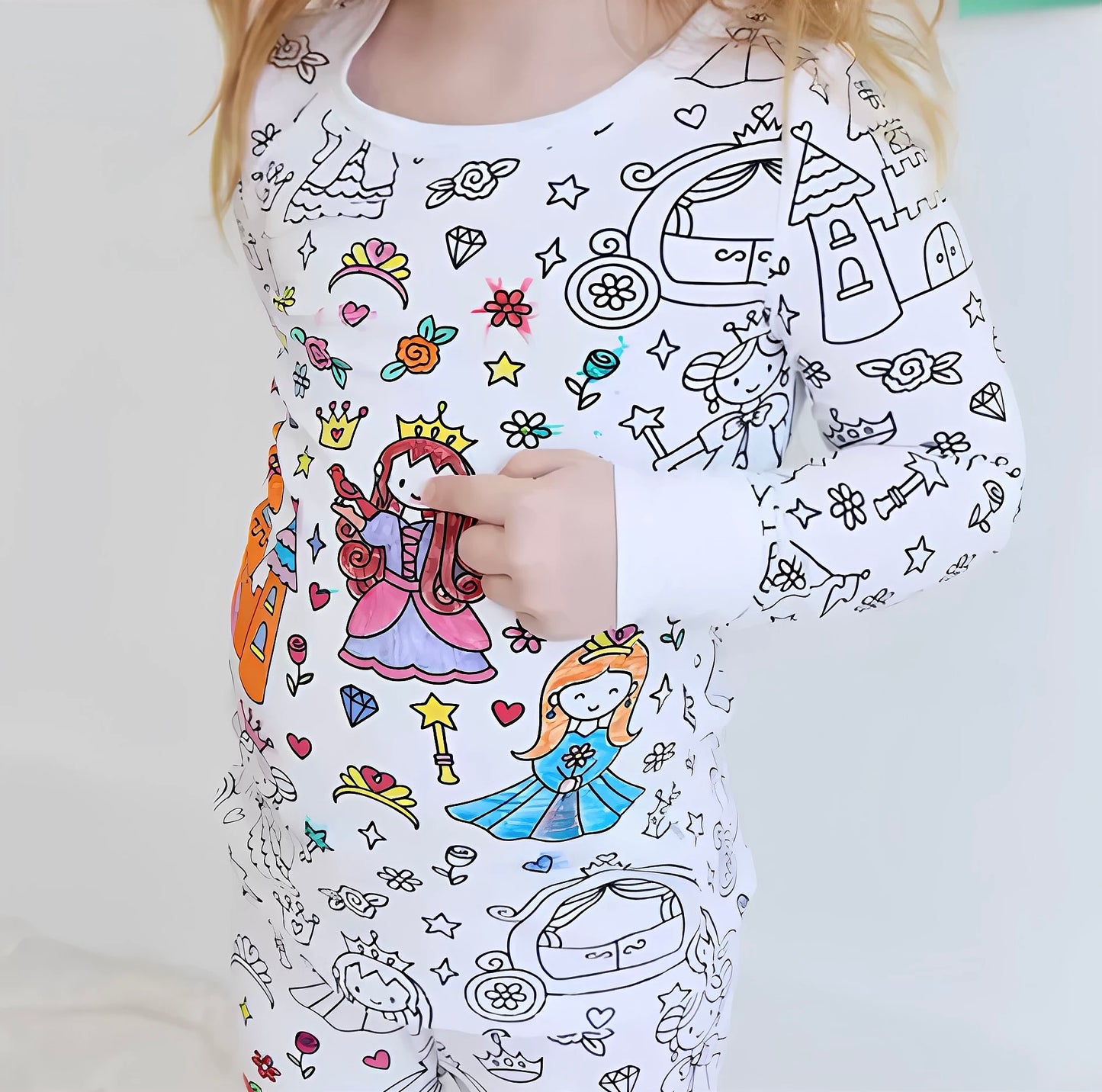 Kidzvault™ Color-In Pajamas