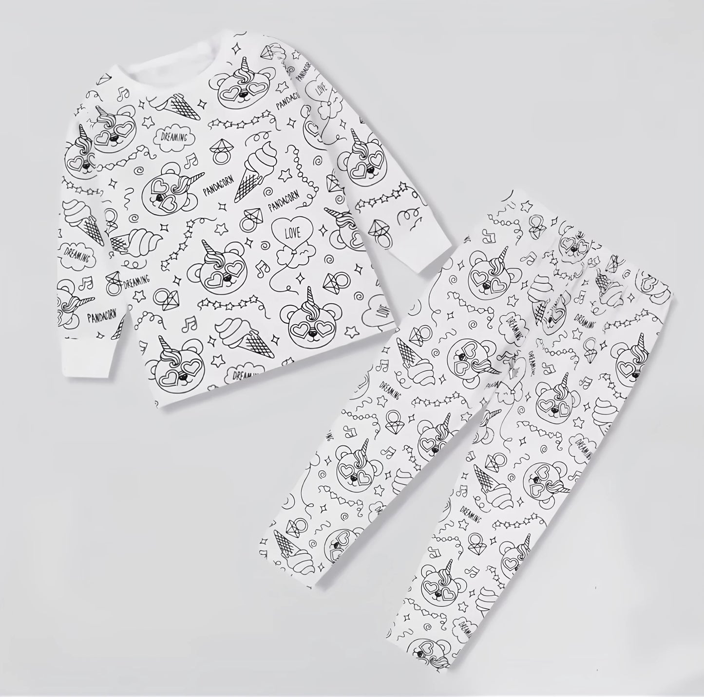 Kidzvault™ Color-In Pajamas