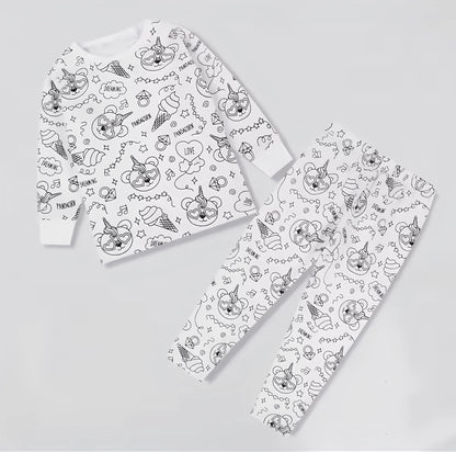 Kidzvault™ Color-In Pajamas