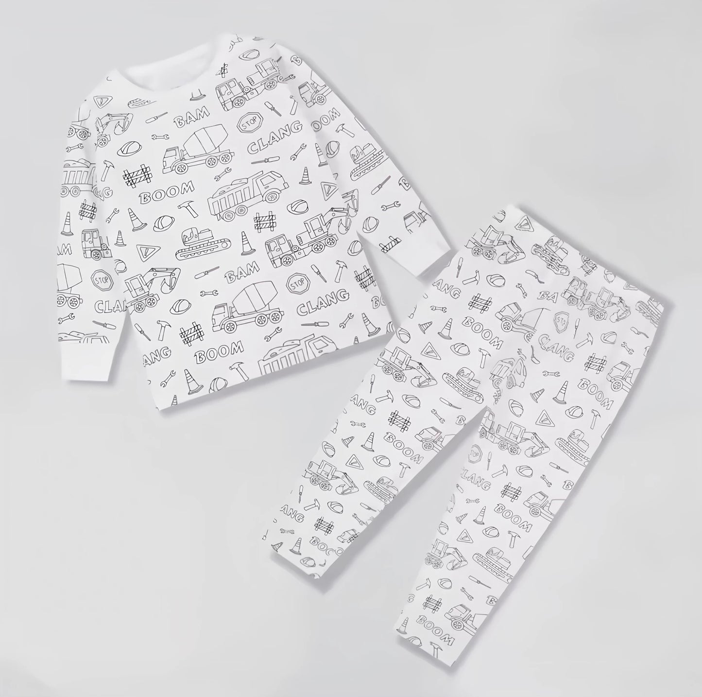 Kidzvault™ Color-In Pajamas