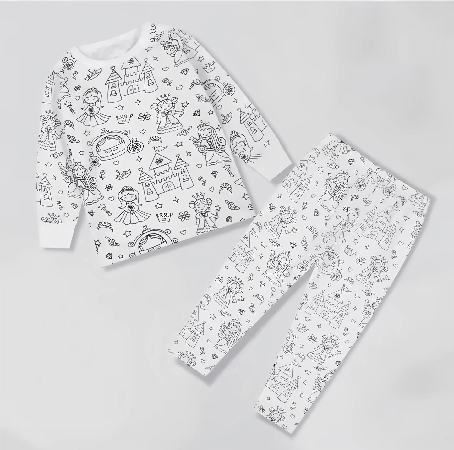Kidzvault™ Color-In Pajamas