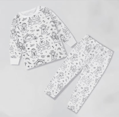 Kidzvault™ Color-In Pajamas