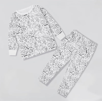 Kidzvault™ Color-In Pajamas
