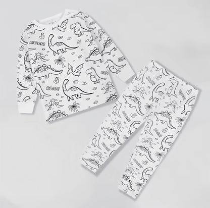 Kidzvault™ Color-In Pajamas